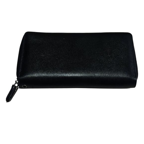 Bveyzi (Amazon) Women RFID Blocking  Leather Zip-Around Wallet Lots of Pockets - Picture 1 of 5
